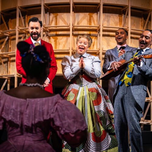 Tre systrar – Örebro Teater 2026 Foto: Jenny Baumgartner